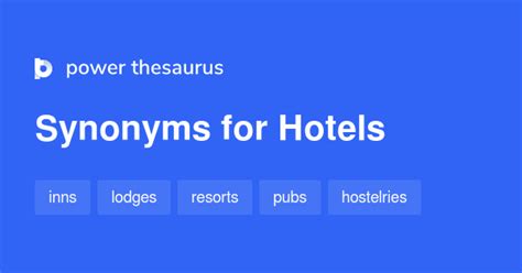 thesaurus hotel|HOTEL in Thesaurus: 100+ Synonyms & Antonyms for HOTEL.